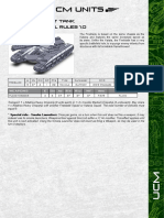 Experimental Rules 1.0 - UCM Fireblade Light Tank Web