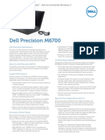Dell Precision m6700 Datasheet