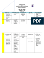 Action Plan-English Club