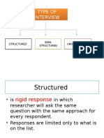 Type of Interview