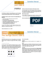 Vertigo VSM-3 Manual PDF