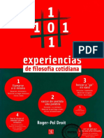 232438870 101 Experiencias de Filosofia Cotidiana Roger Pol Droit Copia PDF