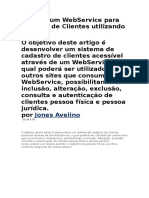 Criando Um WebService para Controle de Clientes Utilizando C#