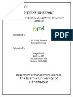 Internship-Report-Ptcl-2009