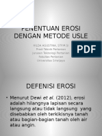 Penentuan Erosi Dengan Metode Usle