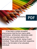 Approaches To Teaching Reading