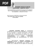 Contestação Investigação de Maternidade Dagmar