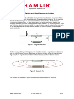 Reed Switch and Reed Sensor Activation: Application Note AN104