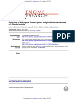 9527Evolution of Eukaryotic Transcription Insights From the Genome of Giardia lamblia