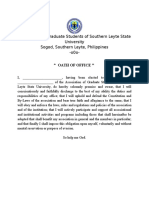 Association of Graduate Students of Southern Leyte State University Sogod, Southern Leyte, Philippines - O0o