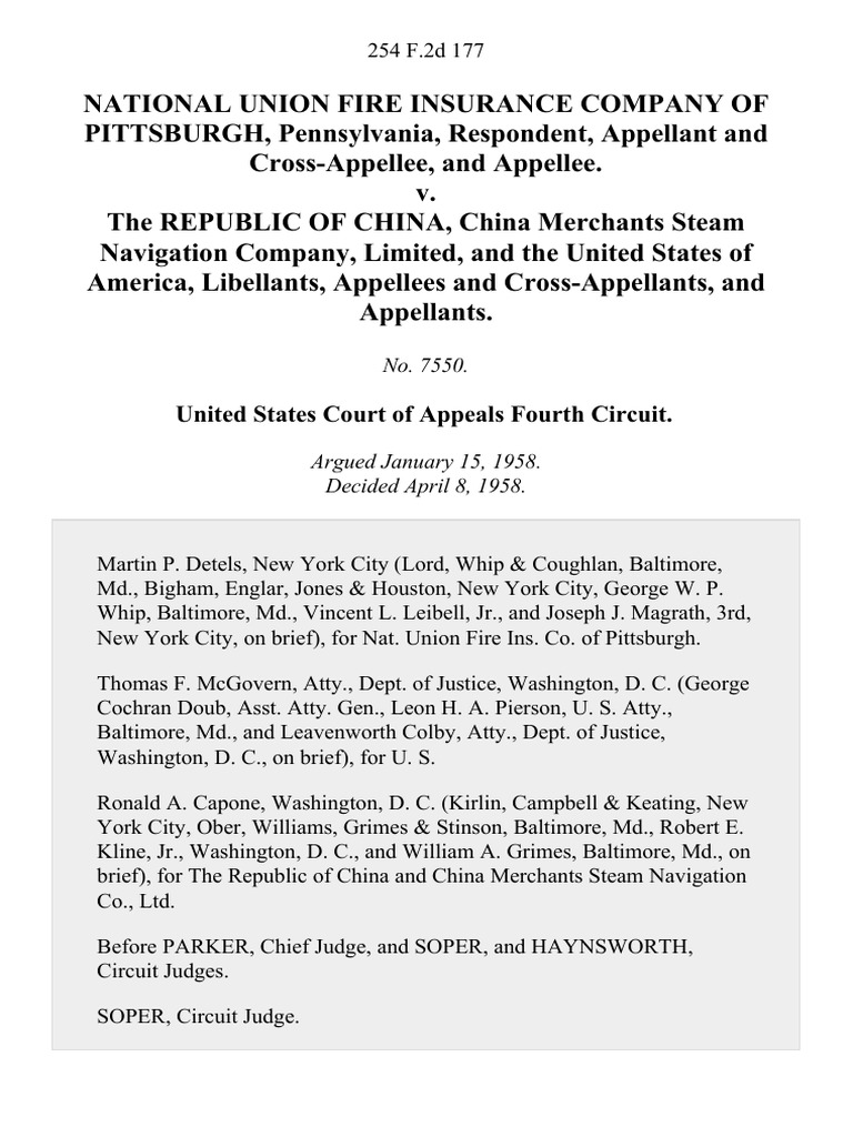 United States Court of Appeals Fourth Circuit PDF Taiwan