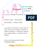 Tradução Espanhol - Português