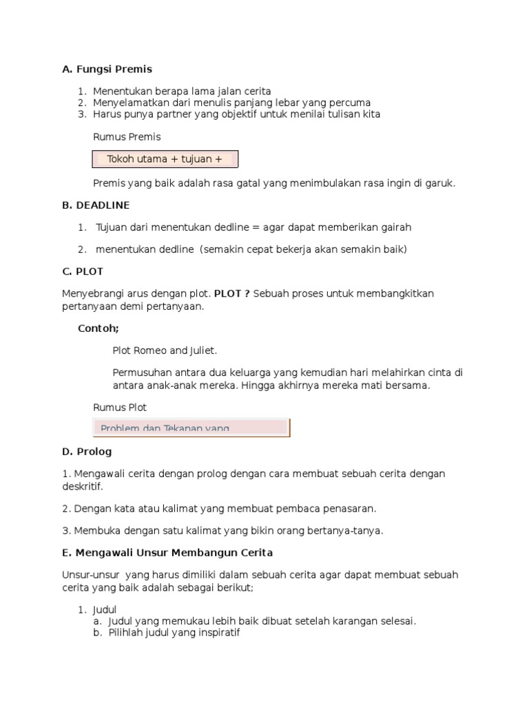 Contoh Prolog Dalam Drama Aneka Macam Contoh