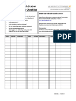 Eyewash Weekly Checklist