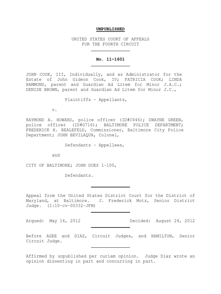 Unpublished PDF Discovery (Law) Federal Rules Of Civil Procedure