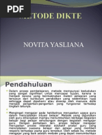 Download METODE DIKTE by CANDERA SN32146126 doc pdf