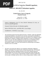 United States v. Millard E. Bolden, 889 F.2d 1336, 4th Cir. (1989)