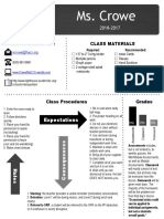 Crowe Syllabus