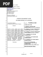 Complaint - 3 Ratones Ciegos v. Mucha Lucha Libre Taco Shop (SDCA 2016)