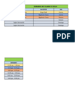 Horario 2016 - 2