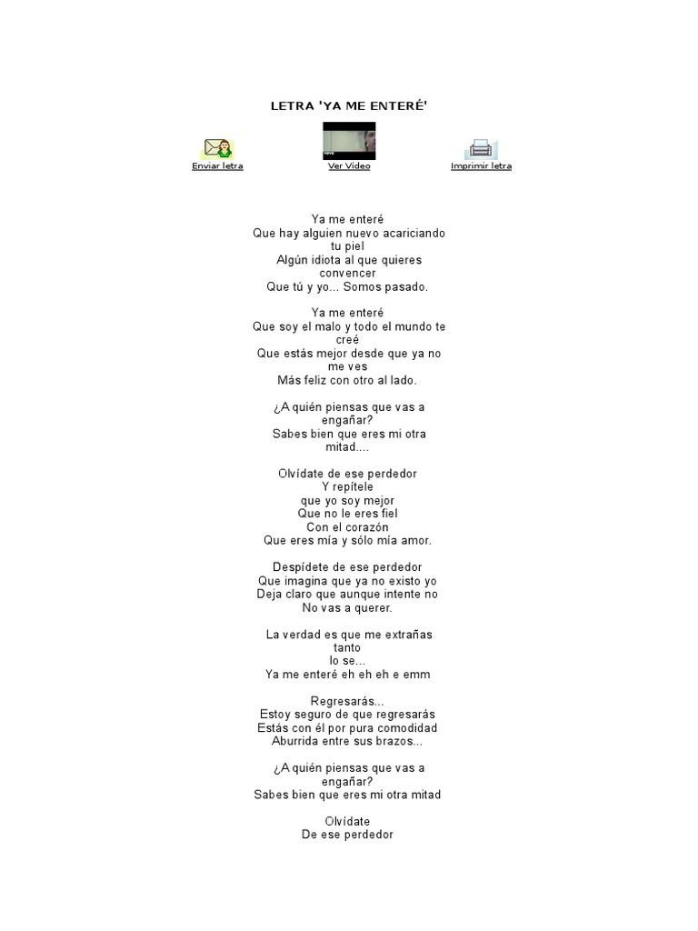 Letra de 