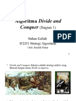 Algoritma Divide and Conquer (Bagian 1)