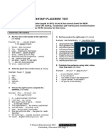 New Snapshot Placement Tests With Answer Key