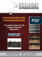 Fablon: In-Stock Heavy Duty Profile, Cleated and Custom Belts