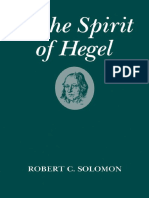 SOLOMON, Robert. in The Spirit of Hegel PDF