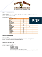 SRHSBC Meeting Minutes 5-9-2016