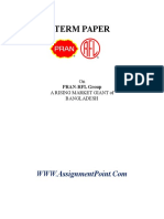 Term Paper: On A Rising Market Giant of Bangladesh