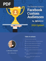 Facebook Ads Custom Audiences Guide