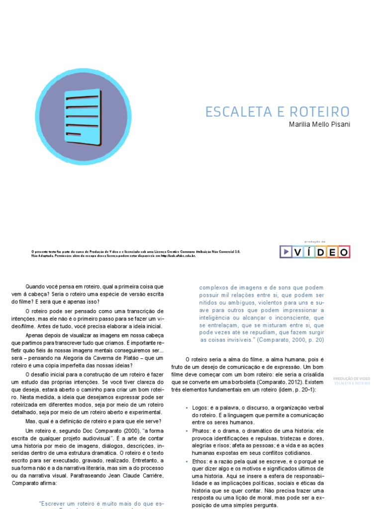Construindo Escaletas e Roteiros | PDF | Roteiro | Pensamento