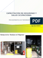 Procedimiento de Tratamiento y Disposición de Desechos