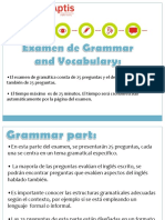 Aptis Introducción 3 (Grammar and Vocabulary)