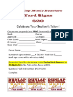dunlap music boosters yard sign order form 2016