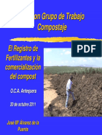 Registro de Fertilizantes y Comercializacion de Compost