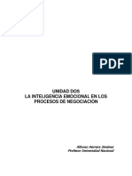 Inteligencia emocional y negociación