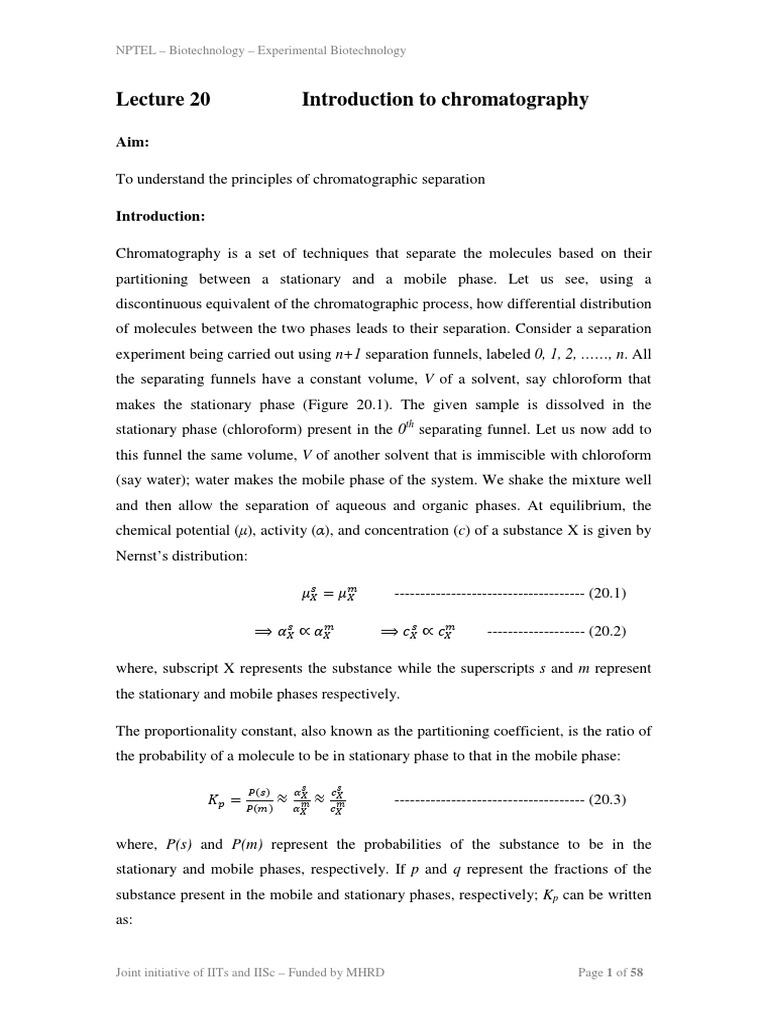 Introduction to Chromatography Techniques | PDF | Chromatography | Thin ...