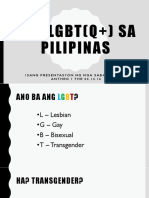 LGBTQ+ Issues in the Philippines