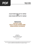 Layout Plan - Pilot Solar Power Plant - Kabulasoke PDF