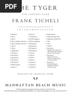 Download The Tyger Score by G SN321514621 doc pdf