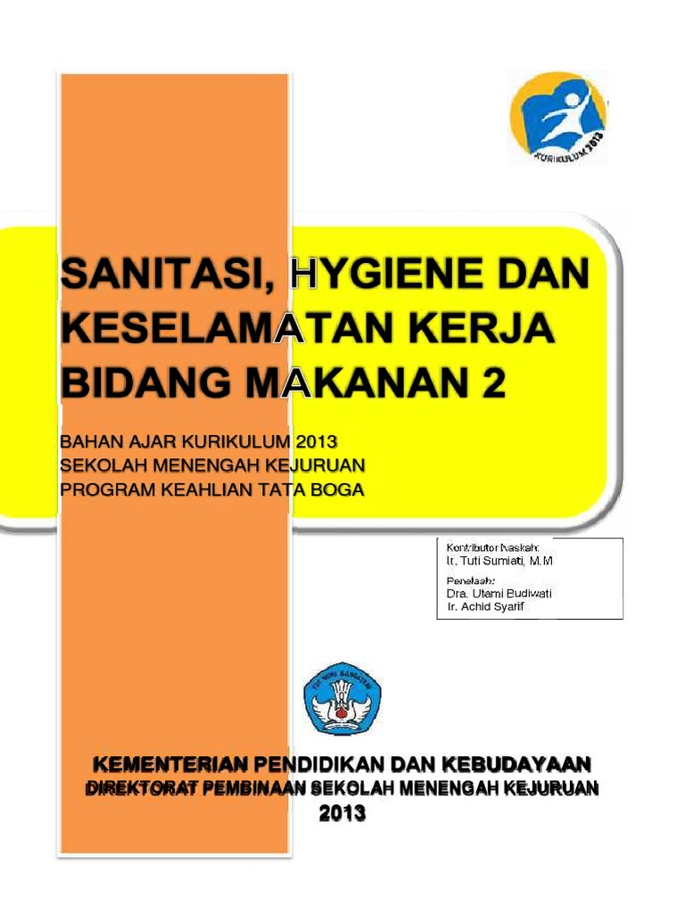 Sanitasi Hygiene K3 Bidang Makanan 2 Pdf
