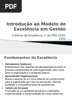 Introdução Ao Modelo de Excelência Em Gestão