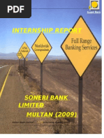 Download Soneri Bank Internship Report-2009 by adnanlaeeq SN32151671 doc pdf