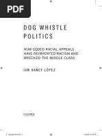 Dog Whistle Politics preface Intro Chap 1