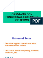 Absolute and Functional Extension of Terms