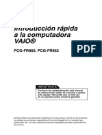 Notebook Vaio PCG-FR860 
