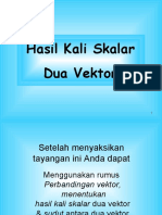 Hasil Kali Skalar Dua Vektor