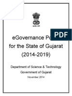 Final Gujarat Egovernance Policy